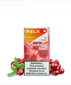 relx拋棄式煙彈蔓越莓口味